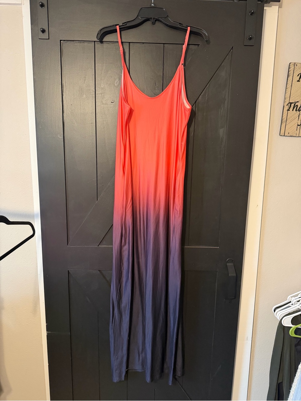 Pink to Purple Gradient Slip Dress